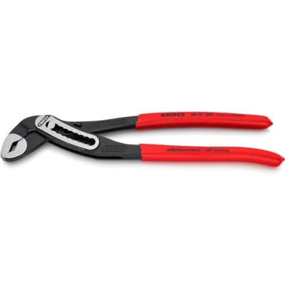 Imagen de Knipex Alligator® Tenaza de agarre negro atramentado, recubiertos plástico antideslizante 250 mm (cartulina autoservicio/blíster) 88 01 SB