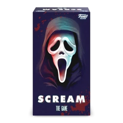Imagen de FUNKO GAMES SCREAM THE GAME en Inglés Juego de Mesa Cooperativo Para Niños y Adultos desde 13 años Coopera Gana contra Ghost Face® Experiencia Inmersiva con App 20 Min 3 a 8 Jugadores