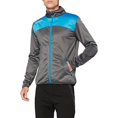 Imagen de Kempa Emotion 2.0 Poly Jacket Sudadera, Hombre, anthra/kempablue, 116