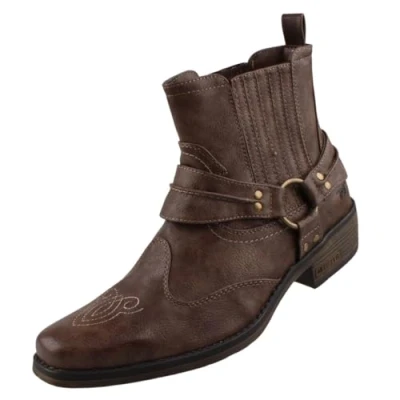 Imagen de Mustang Western Stiefelette, Botas Camperas Hombre, Marrón (Braun 3), 43 EU