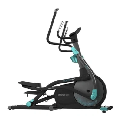 Imagen de Cecotec Bicicleta Elíptica de Resistencia Magnética Regulable a Motor con App Drumfit Elliptical 10000 Pro. 32 Niveles, Plegable, Pantalla LCD, Volante Inercia 10Kg, Pulsómetro, Zancada 43cm
