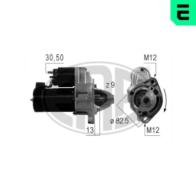 Imagen de ERA 220004A Motor de arranque 12 1,1 9 AUDI: A4 B6 Berlina, B5 Avant, VOLKSWAGEN: Passat GP Variant