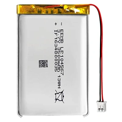 Imagen de EEMB 3.7V batería 3500mAh 104567 Bateria de lipo Recargable Litio con Conector JST ¡Asegúrese Que la polaridad del Dispositivo Coincide Antes Comprar!