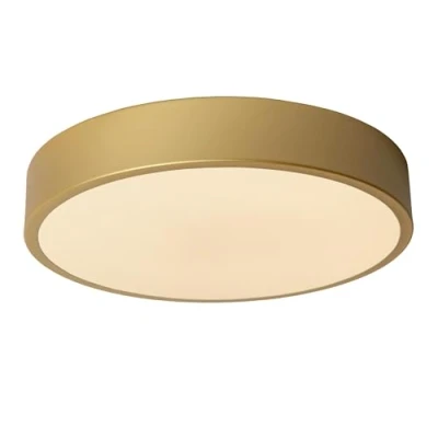 Imagen de Lucide Plafón LED Unar, dorado mate, Ø 30 cm
