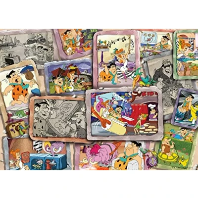Imagen de Ravensburger Puzzle: Los Picapiedra, Puzzle 1000 Piezas, Puzzles para Adultos, Piezas Pegamento Enmarcar Puzzles, Rompecabezas Niños, 70x50