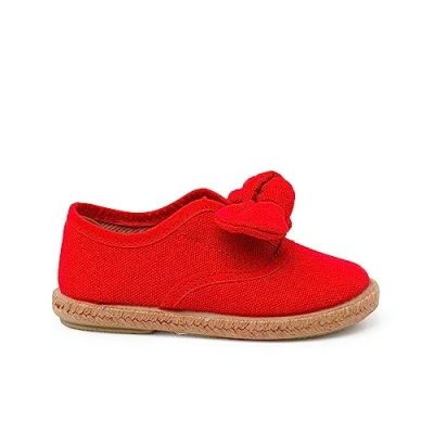 Imagen de Pisamonas LAZO Alpargatas para niños, Talla: 24, Rojo Zapatos