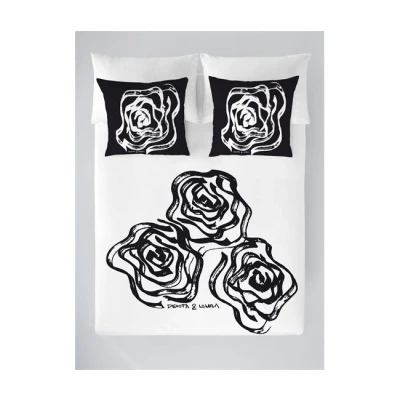 Imagen de Devota &amp; Lomba Rosas Funda Nórdica, Algodón cama 90 cm