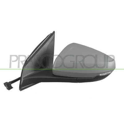 Imagen de Espejo retrovisor Prasco VG0257314 izquierda imprimado eléctrico calefactable, asférico