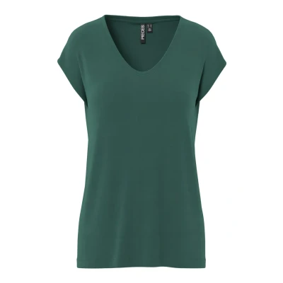 Imagen de Pieces Pckamala NOOS Camiseta básica, Mujer, Talla: XS, Trekking green
