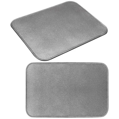 Imagen de KOTARBAU® Placa protectora contra chispas, 595 x 480 mm, Chapa de suelo para estufas, Plateado, Grafito, Antichispas chimenea, Protector resistente a altas temperaturas, Salvachispas