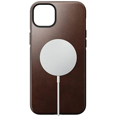 Imagen de Funda Nomad Modern Horween Compatible Con Magsafe De Cuero Para Iphone 14 Plus Marron