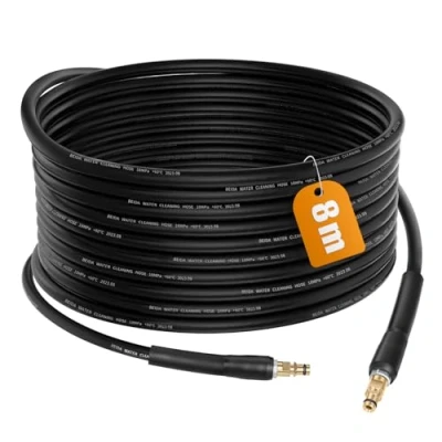 Imagen de MoPei 8M Manguera de Alta presión para Karcher Hidrolimpiadora K2 K3 K4 K5 K6 K7, H 9 Q Quick Connect con Conectores Latón KNOFER
