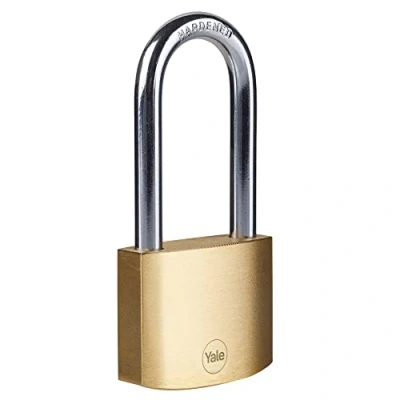 Imagen de Yale Y110B/50/166/1B Candado de Seguridad Latón Latonado 50 mm Arco Largo Y110B Caja