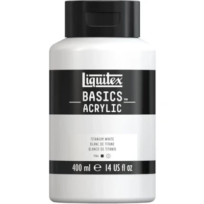 Imagen de Liquitex Basic Acrylic Tubo De Pintura Acrílica, 400 ML, Blanco (Blanco Titanio Nuevo)