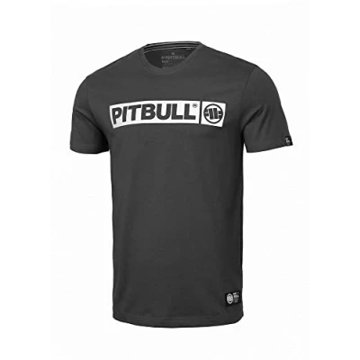 Imagen de PITBULL Camiseta Hombre Hilltop, Camisetas Manga Corta Hombre, T Shirt Corte Regular Clásico, de Algodón, Ideal para el Verano M, Oliva
