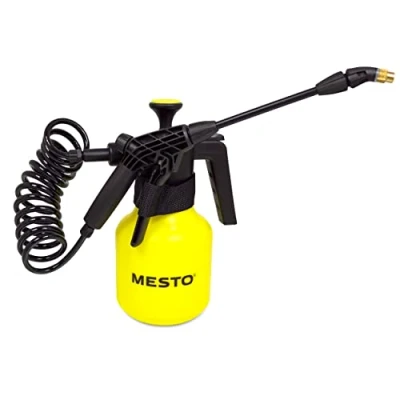 Imagen de Mesto 3132GM Pulverizador a presión portátil (3 Bar, Capacidad 1,5 L, Tubo en Espiral, Recipiente de plástico)
