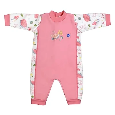 Imagen de Splash About Warm in One Baby Erwärmen Wetsuit, Traje de baño una Pieza Niñas bebés, Forest Walk, 12 24 Monate