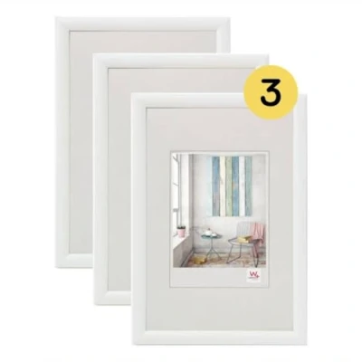 Imagen de Walther Design 3er P. Trendstyle marco de plástico 020X030 blanco