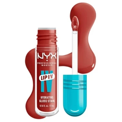 Imagen de NYX Professional Makeup, Lip IV Hydrating Gloss Serum, 12 Burst That Tang!