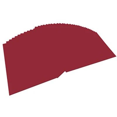 Imagen de Folia Bringmann Papel A4 coloreado, 100 hojas, Rojo (Dark red)
