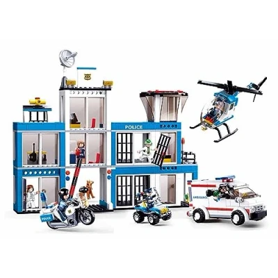 Imagen de SLUBAN BRICKS, Police II Policía 535 pzs Juegos de construcción, Multicolor (AJ 1)