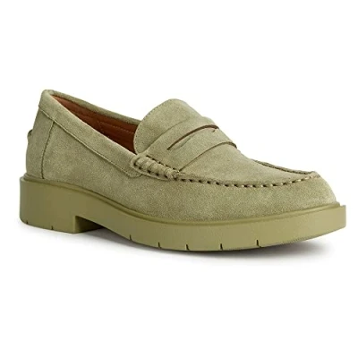 Imagen de Geox D Spherica Ec1, Mocasines Mujer, Verde Pistacho, 40 EU