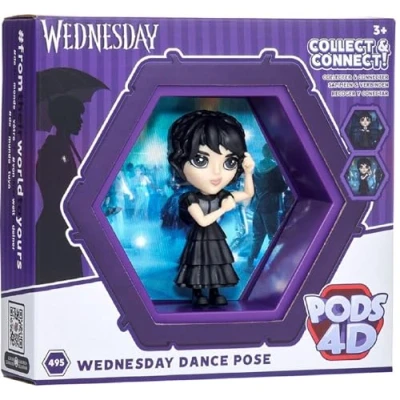 Imagen de Lansay Wednesday Figura 4D Miércoles en Vestido de Fiesta Muñeca articulada colección 15 cm Personaje Serie Netflix y Cinema Accesorios incluidos Regalo Fan para niños a Partir 3 años