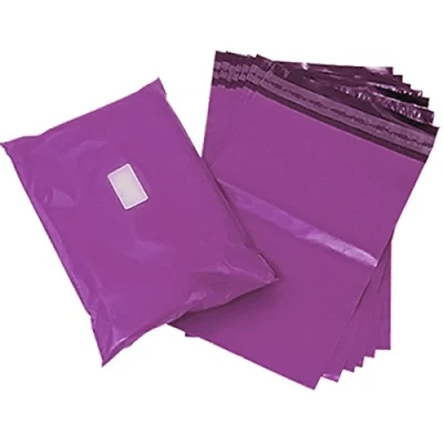 Imagen de Triplast Bolsa de plástico para envíos postales, color morado, morado 13&quot; x 19&quot;