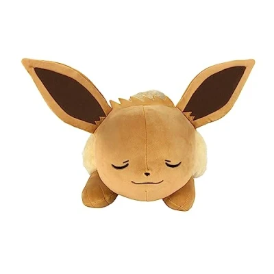 Imagen de Bizak Peluche Eevee Dormilón 46 cm, Gigante Oficial de Pokémon (63220076)