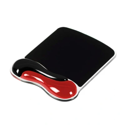 Imagen de Alfombrilla Con Reposamuñecas Kensington Duo Gel Rojo/negro