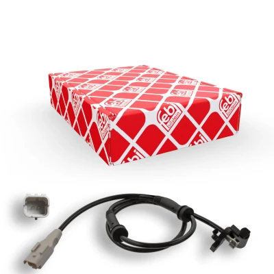 Imagen de FEBI BILSTEIN 45559 Sensor de ABS Eje trasero izquierda, trasero, derecha con tornillo PEUGEOT: 307 SW, CC, Familiar, CITROËN: C4 Coupé