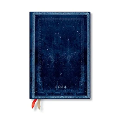 Imagen de Inkblot (Old Leather Collection) Midi 12 month Dayplanner 2024