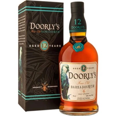 Imagen de Doorly&#039;S 12 Years Old Fine Barbados Rum 40% Vol. 0,7L In Giftbox 700 ml