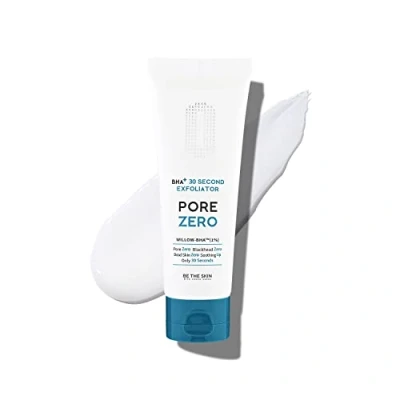 Imagen de BE THE SKIN BHA+ Exfoliante de 30 segundos Pore Zero 3.52oz / 100g rápido para el tratamiento poros y eliminación células muertas Libre crueldad