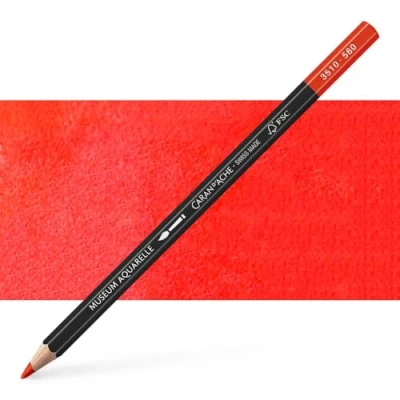 Imagen de Caran d&#039;Ache : Museum Aquarelle Pencil Lápiz rojo cadmio claro
