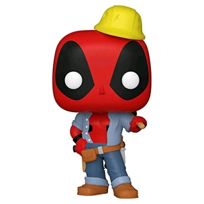 Imagen de Funko Pop! Marvel 30th Anniversary #781 Construction Worker Deadpool 54688