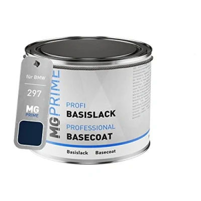 Imagen de MG PRIME Pintura automotriz Bote listo para pulverizar BMW 297 Montrealblau Metallic/Montreal Blue Metallic base 0,5 litros 500 ml
