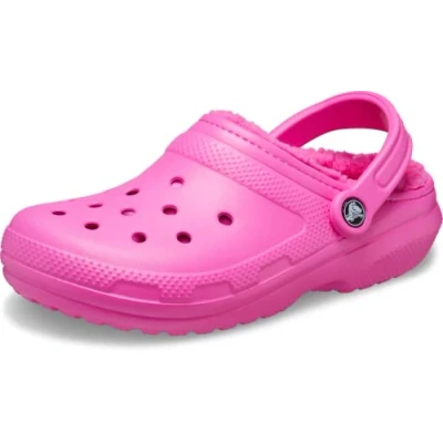 Imagen de Crocs Classic Lined Clog, Zuecos Unisex adulto, Electric Pink Pink, 33/34 EU