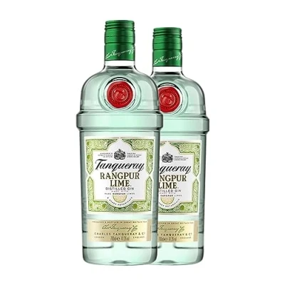 Imagen de Ginebra Tanqueray Rangpur Lime Gin 70 cl (Caja de 2 Botellas cl)