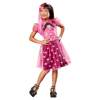 Imagen de Rubies Disfraz Draculaura Classic para niñas, Vestido y diadema. Oficial Monster High, Carnaval, Navidad, Cumpleaños, Fiestas Halloween.