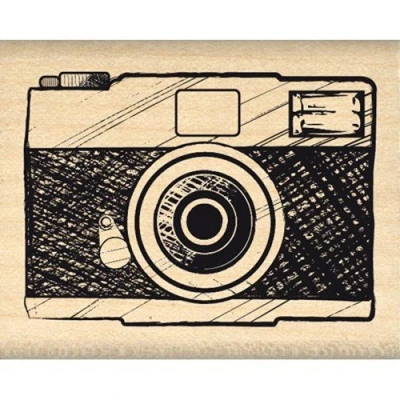 Imagen de Florilèges FC113017 Sello Diseño Scrapbooking Cámara Beige 4 x 5 2,5 cm