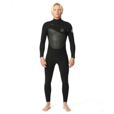 Imagen de Rip Curl Mens Flashbomb 4/3mm Chest Zip Wetsuit 14KMFS Black Size S
