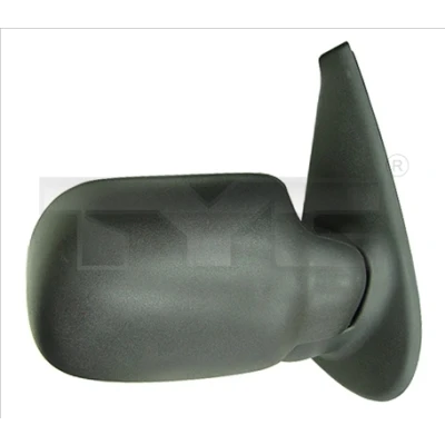 Imagen de espejo retrovisor Tyc 328 0028 izquierda negro plano, para ajuste elect. RENAULT: Kangoo I, I Express