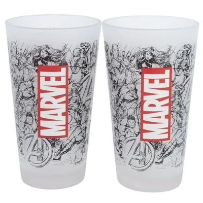 Imagen de Stor Juego de 2 Vasos Agua Cristal 490 ml Marvel