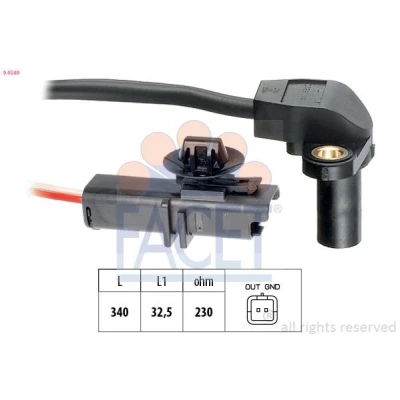 Imagen de FACET 9.0549 Sensor de Cigueñal Made in Italy OE Equivalent RENAULT: ESPACE 4, MEGANE 2, SCENIC 2