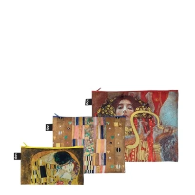 Imagen de LOQI GUSTAV Klimt Recycled Zip Pockets, multicolor, Contemporáneo, Contemporáneo