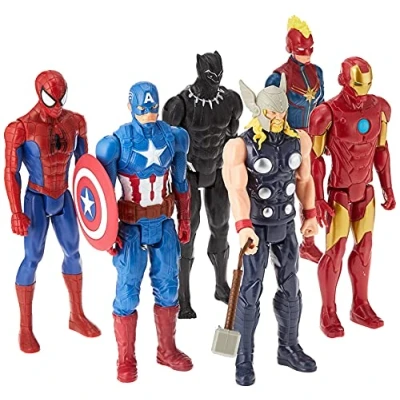 Imagen de Hasbro Marvel Titan Hero Series Multipack (6 Figuras de acción 30 cm, a Partir 4 años) (F28615S1), Exclusivo en Amazon