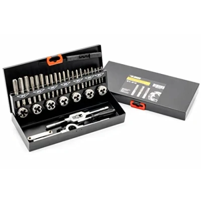 Imagen de BAER Juego de machos roscar HSS M3 M12 Macho rosca interior + exterior roscas acero alta velocidad, cobre