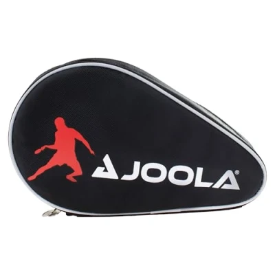 Imagen de JOOLA Bolsillo Doble Funda 2 Raquetas de Ping Pong Impermeable, Blanco/Rojo, 28 x 17 4 CM