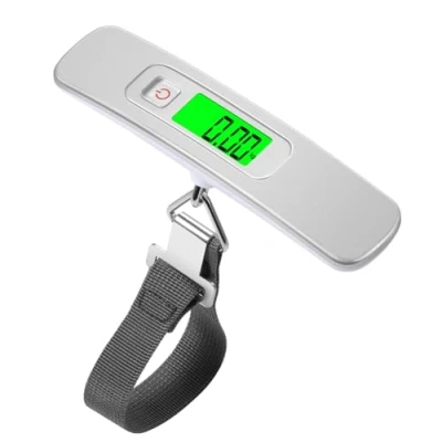 Imagen de Blendura Pesa Digital Maletas de Viaje, Escala del Equipaje, Bascula LCD Portátil, 110 lb/50 kg Adecuado para Viajes al Aire Libre(Equipado con Batería）